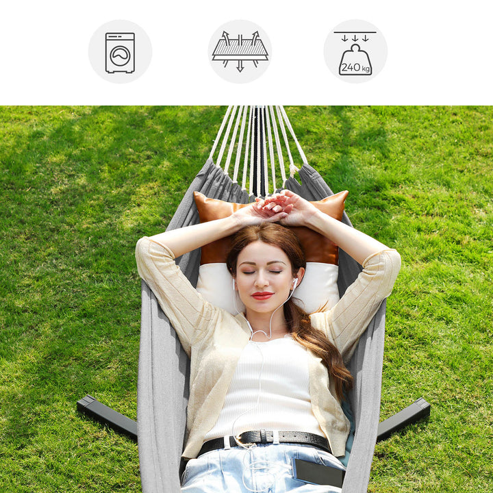 210 x 150 cm Hammock with Stand