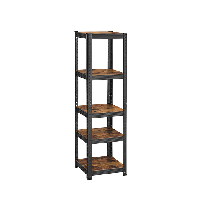 5-Tier Steel Shelving Unit 37 x 37 x 150 cm