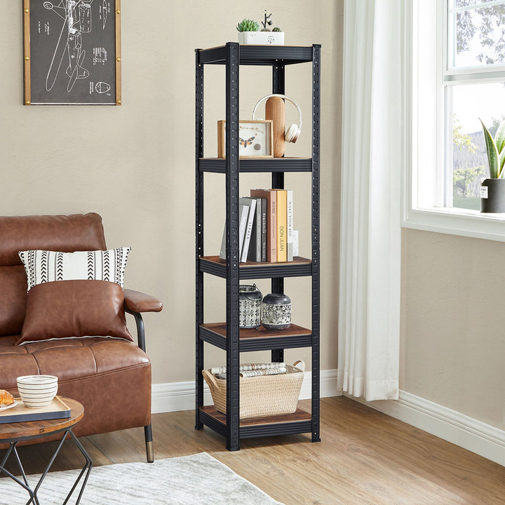 5-Tier Steel Shelving Unit 37 x 37 x 150 cm