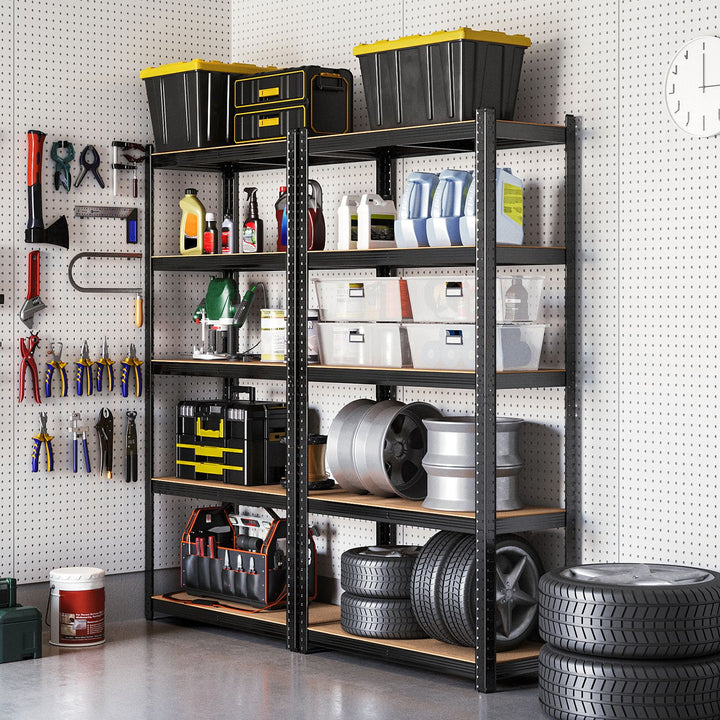 5-Tier Steel Shelving Unit 40 x 90 x 180 cm