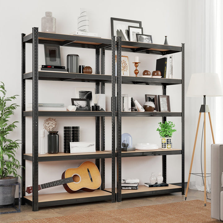 5-Tier Steel Shelving Unit 40 x 90 x 180 cm
