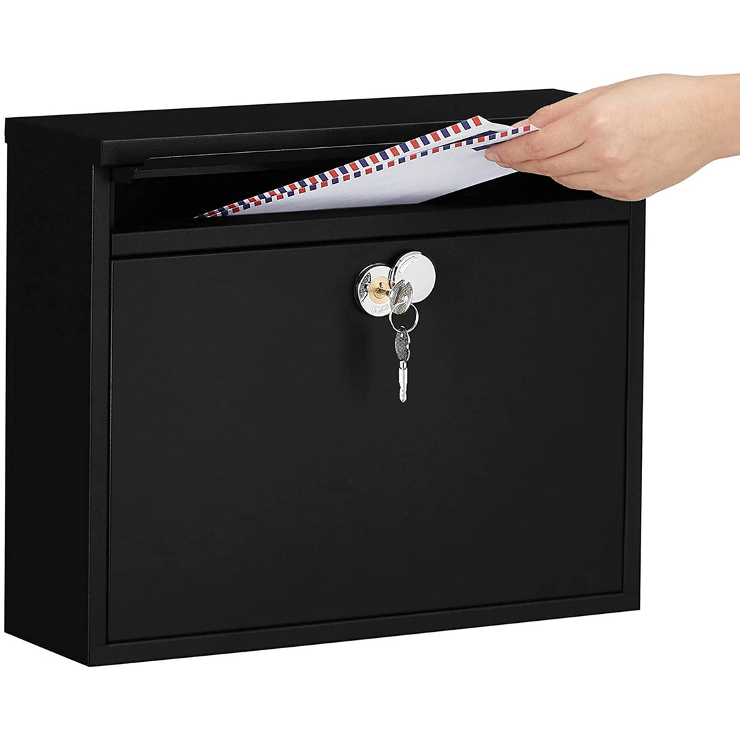 Wall-Mounted Letterbox with Front Slot