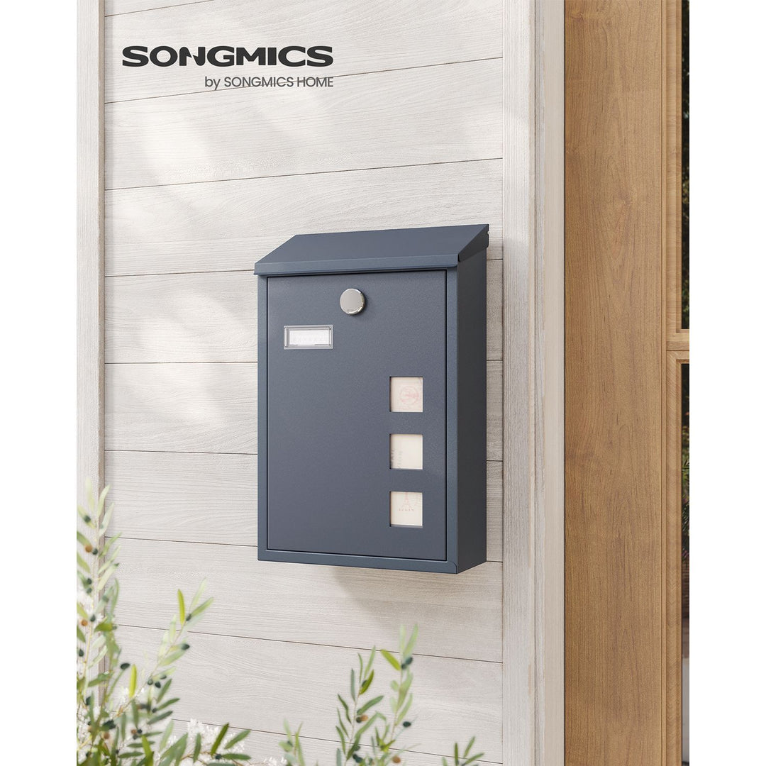 Wall Mounted Post Box 11.5 x 25.5 x 39.5 cm