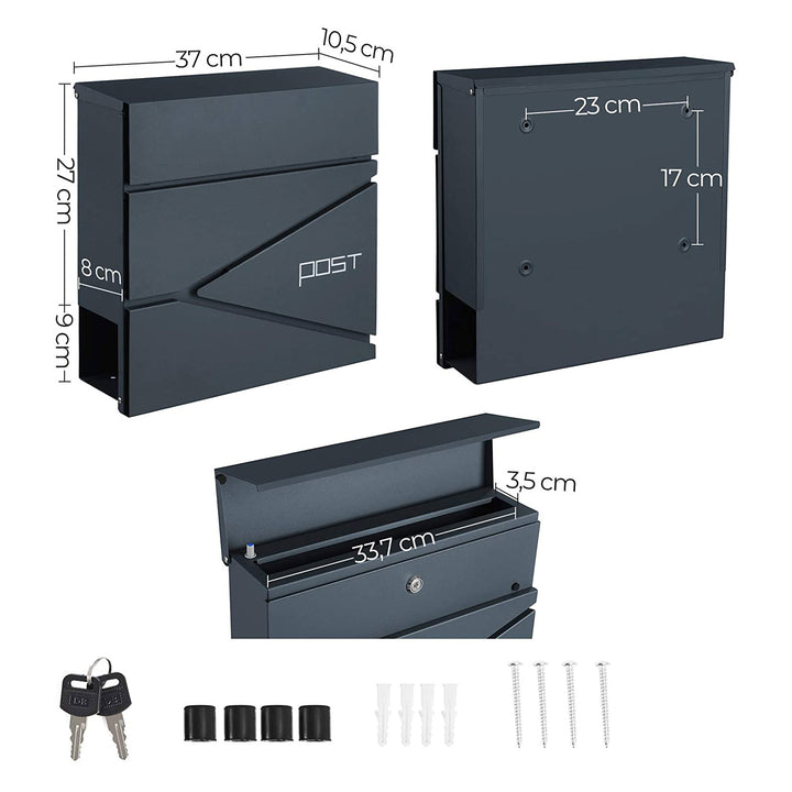 Lockable Mailbox for Wall