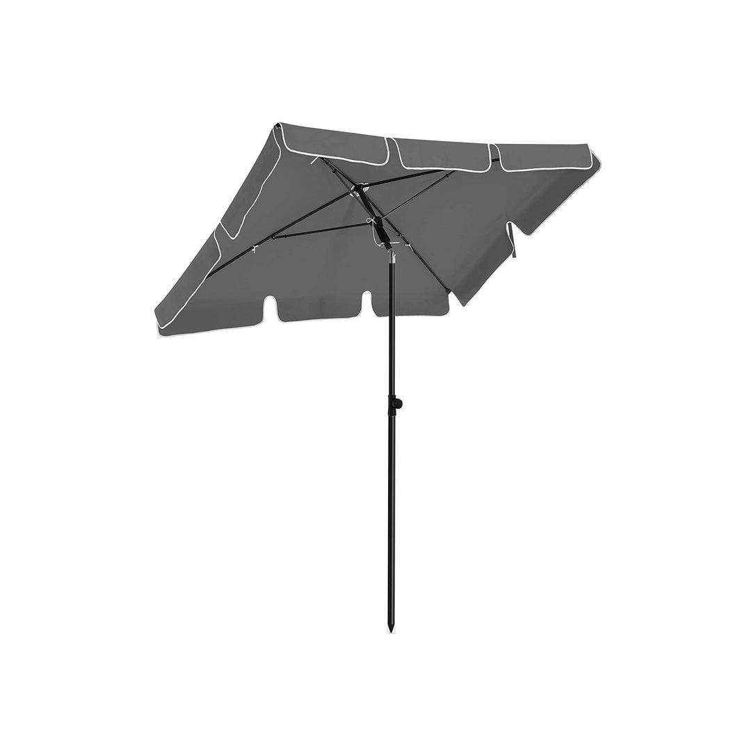 Grey Rectangular Balcony Parasol for Patio