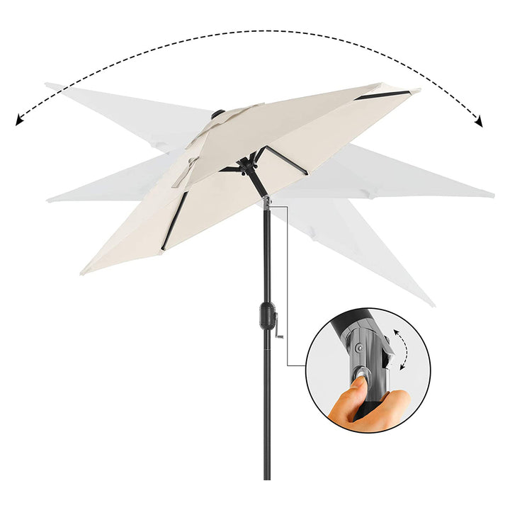 Parasol Umbrella with Metal Pole