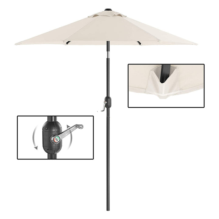 Parasol Umbrella with Metal Pole