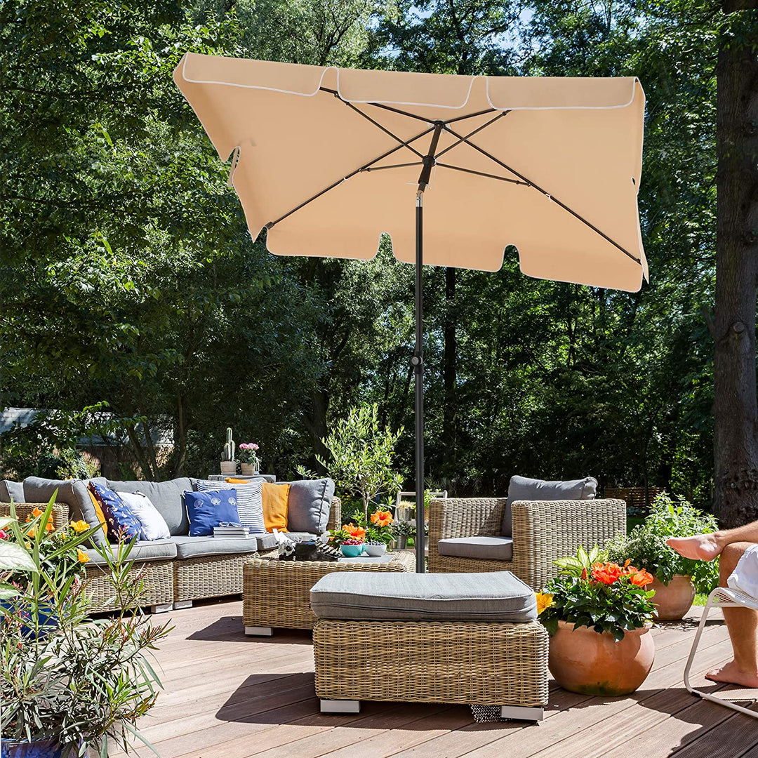 SONGMICS Rectangular Garden Parasol