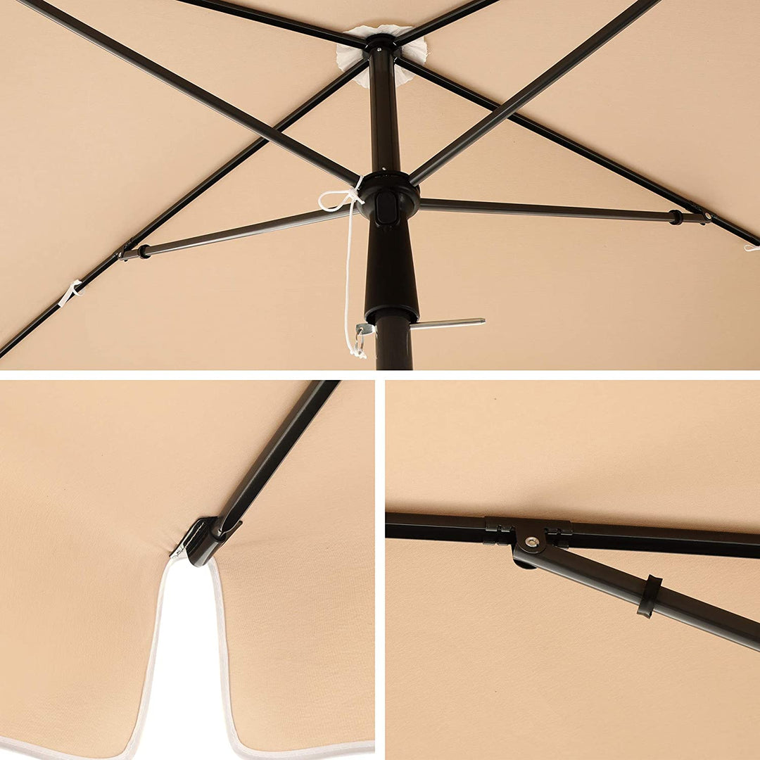 SONGMICS Rectangular Garden Parasol