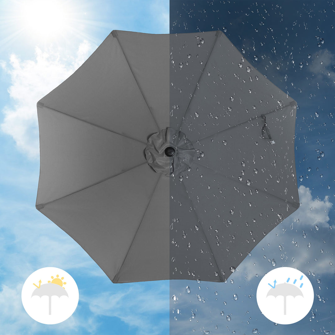 Grey Outdoor Parasol with Air Vent30GYV1