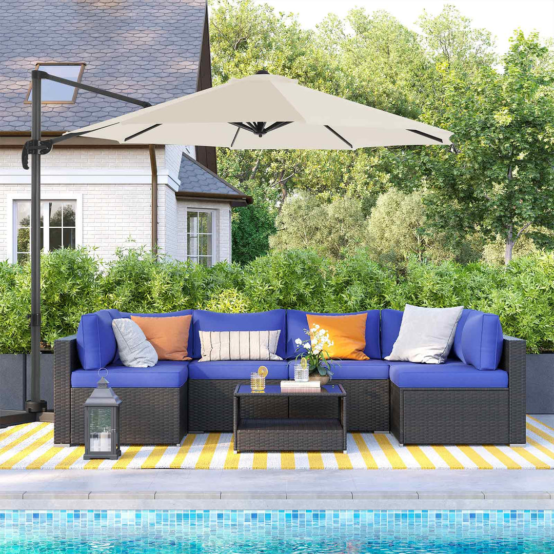 SONGMICS 3 m Garden Patio Cantilever Parasol