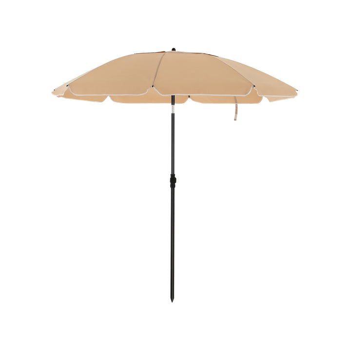 Blue Beach Umbrella with Air Vent