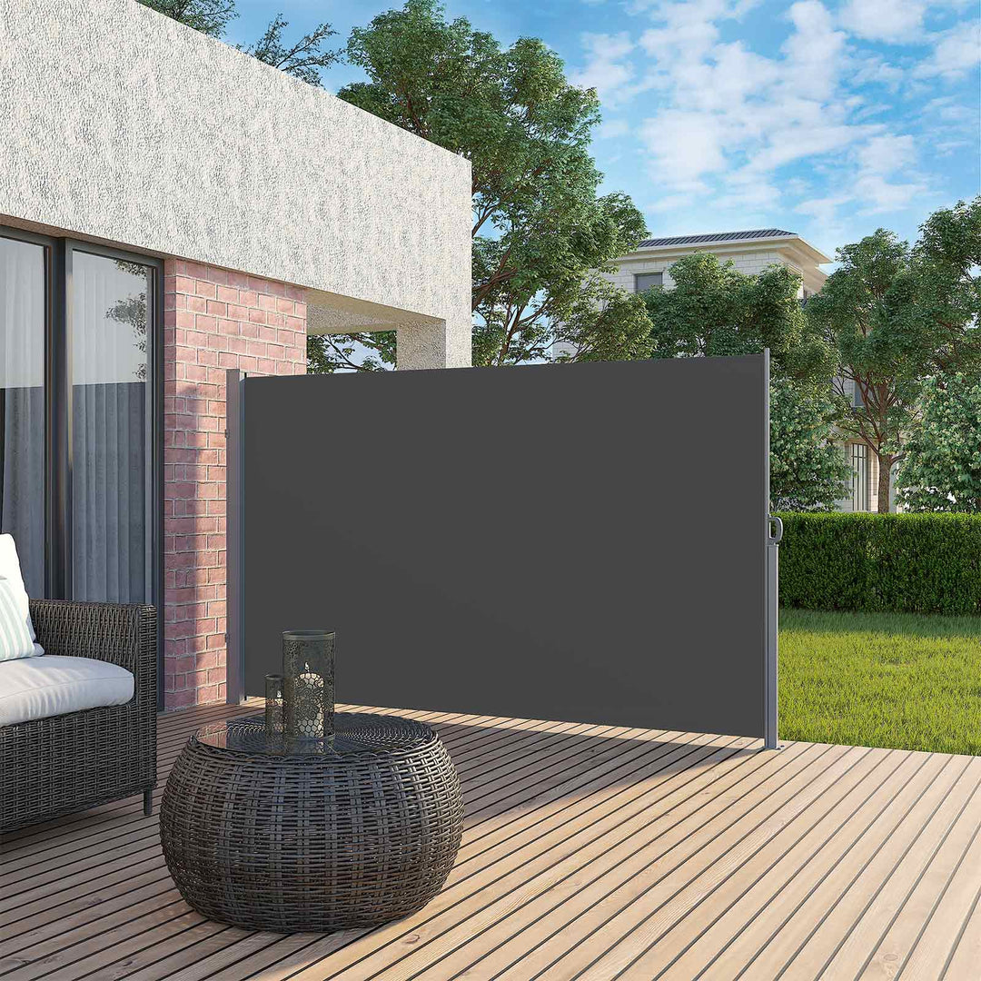 Grey Large Privacy Protect Screen for Patio