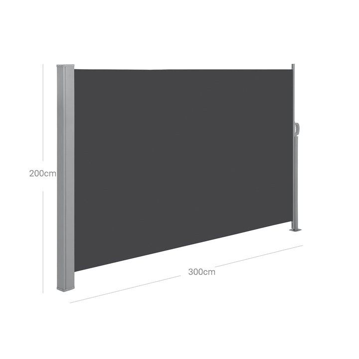 Grey Large Privacy Protect Screen for Patio