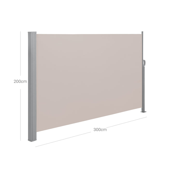 Taupe Privacy Protection Screen for Patio &amp; Terrace