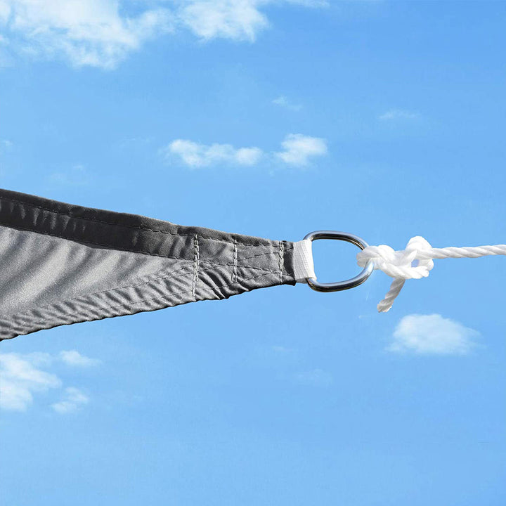 3 x 4 m Sun Shade Sail Smoky Grey