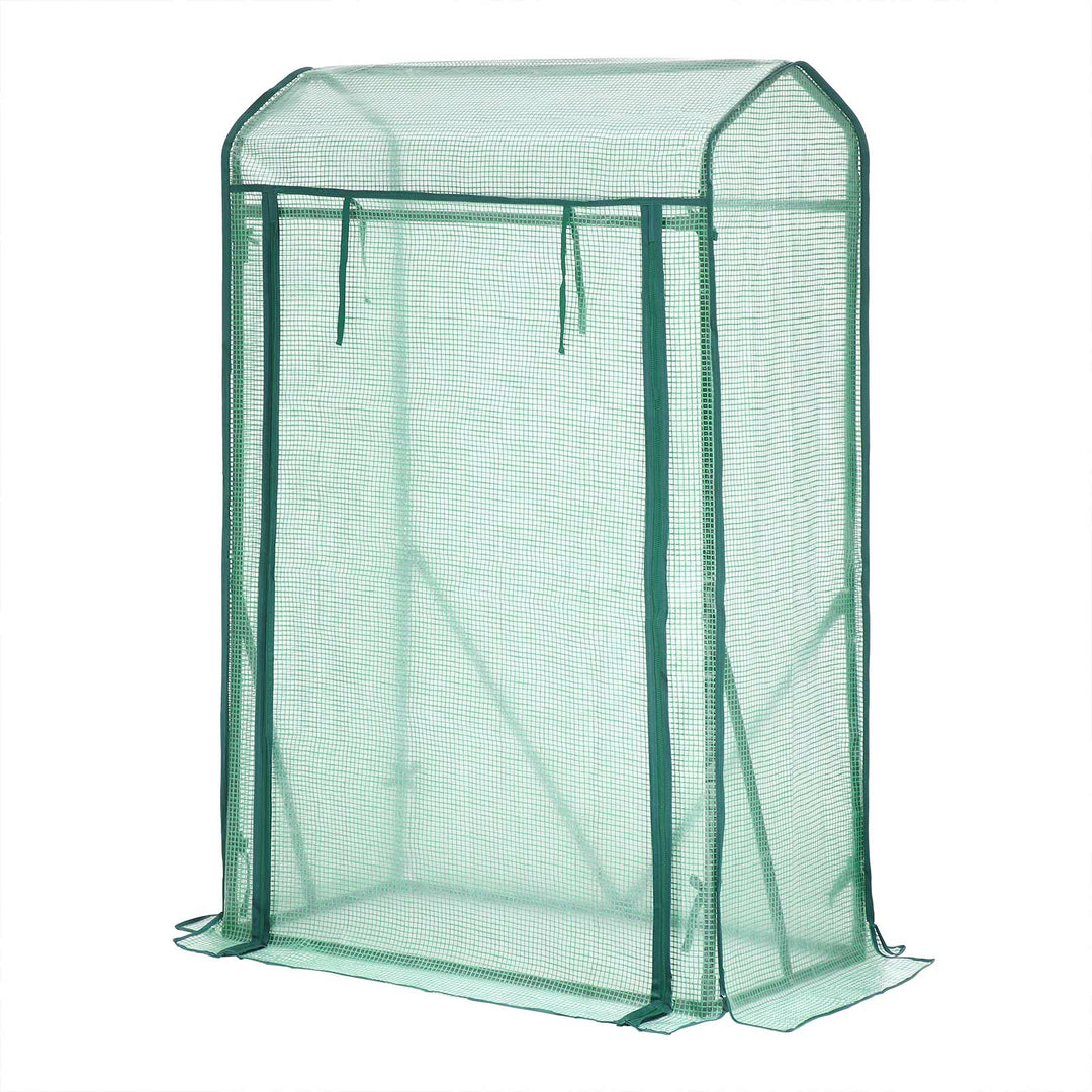 Small Greenhouse with Metal Frame for Backyard