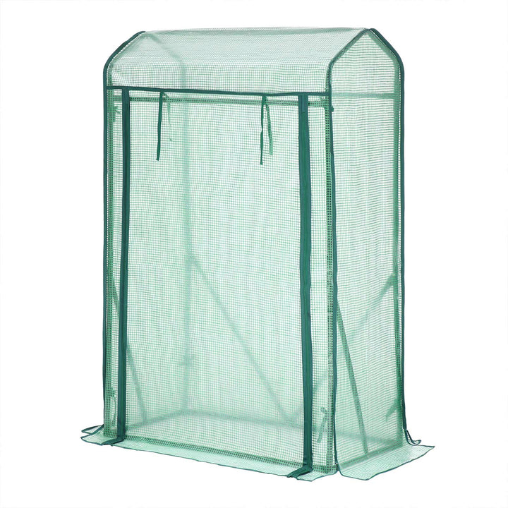 Small Greenhouse with Metal Frame for Backyard