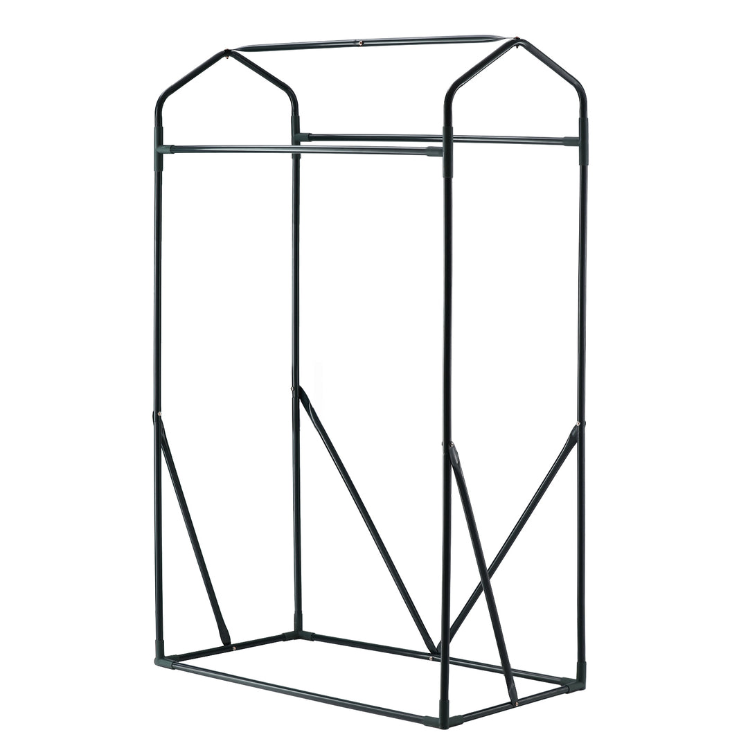 Small Greenhouse with Metal Frame for Backyard
