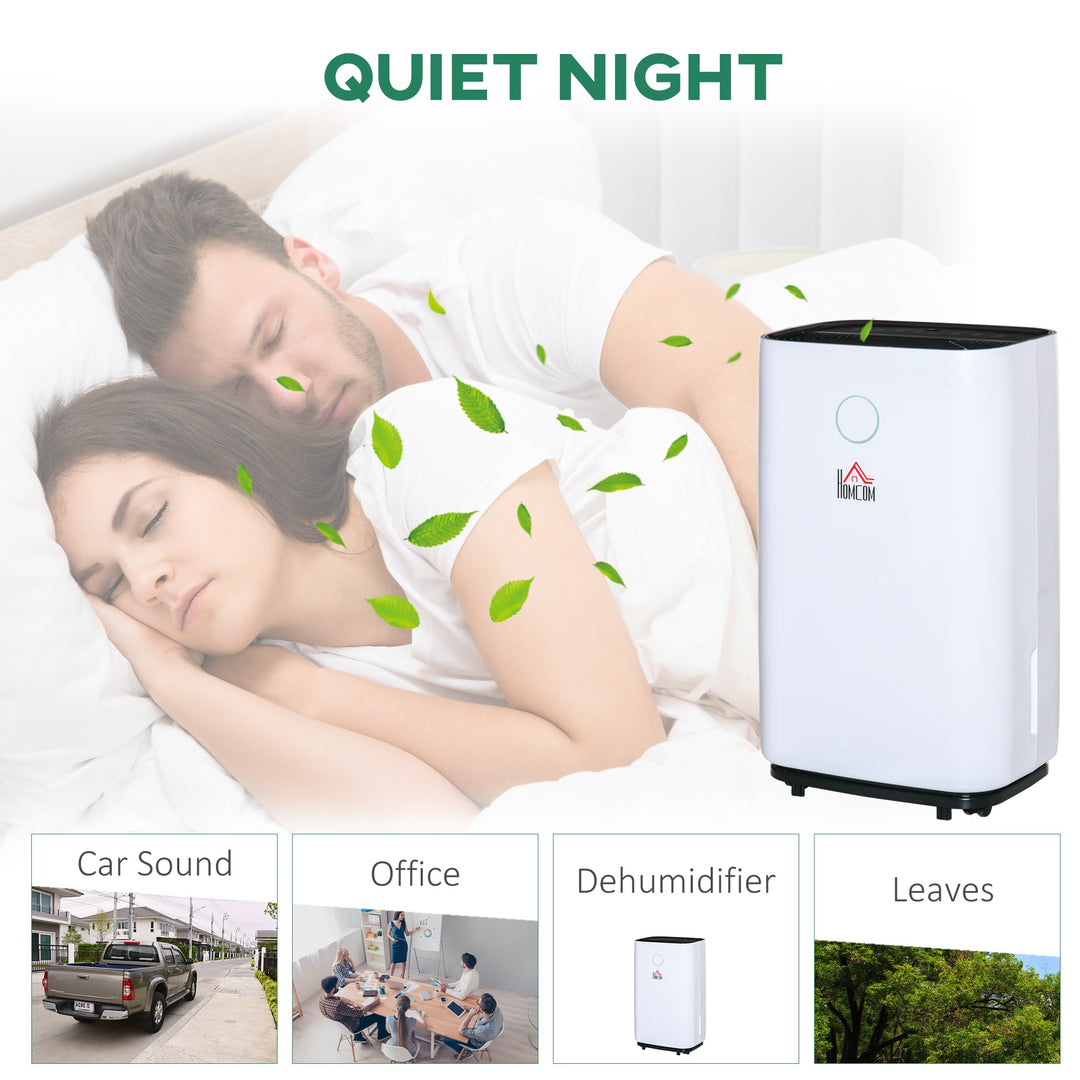 16L/Day 4000ML Portable Quiet Dehumidifier for Home Laundry Room Bedroom Basement, Electric Moisture Air De-Humidifier with 3 Modes