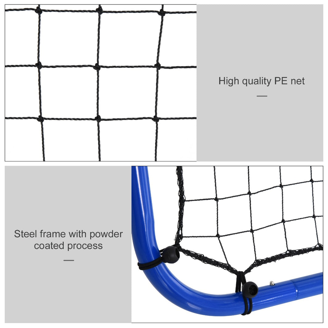 PE Mesh Double-Sided Outdoor Rebounder Net Blue