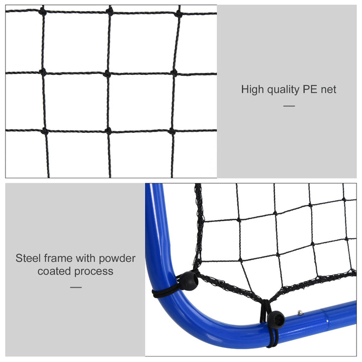 PE Mesh Double-Sided Outdoor Rebounder Net Blue