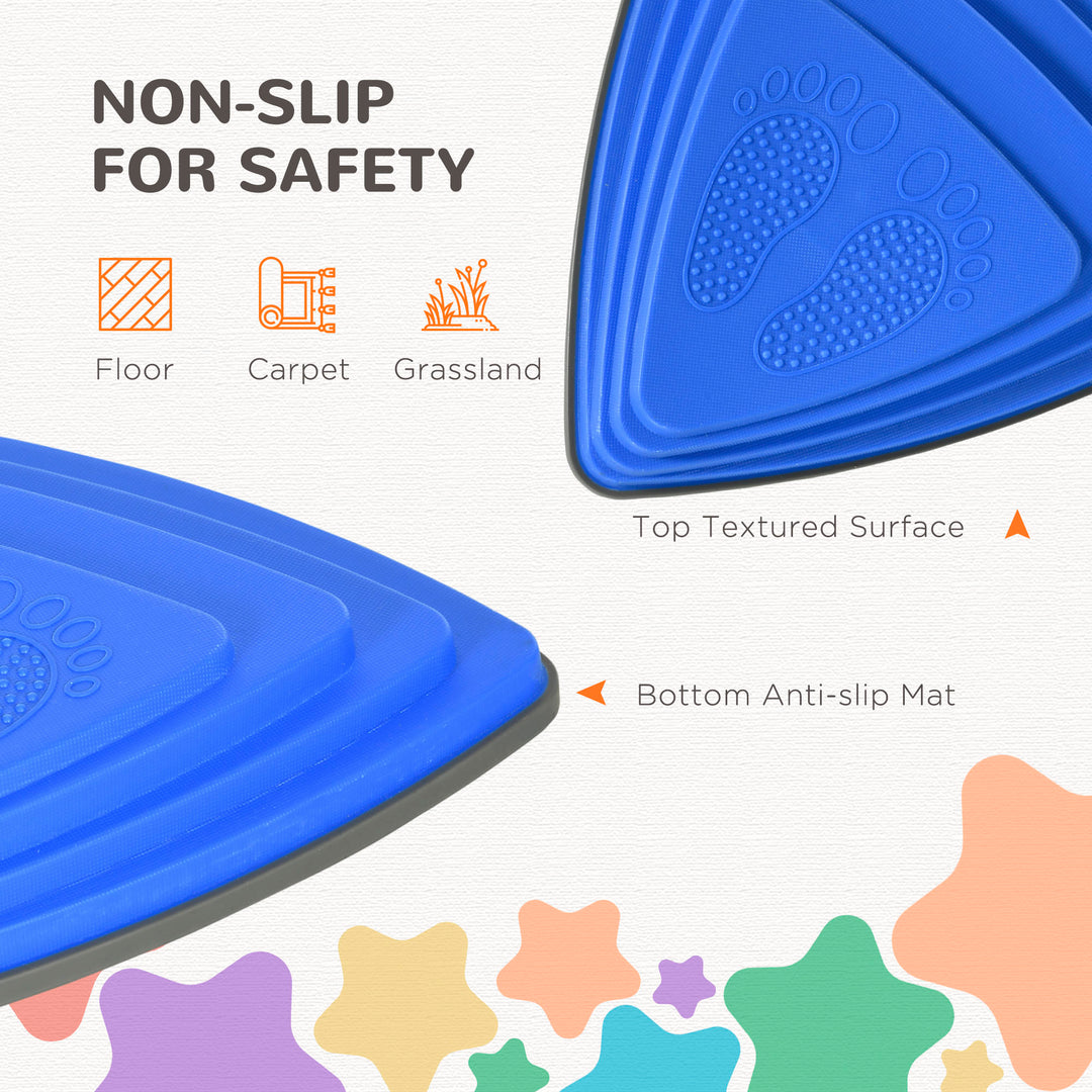 Stepping Stones, Sensory Play, Stackable, Non-Slip Kids Obstacle Course