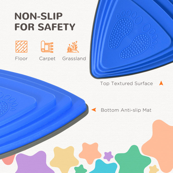 Stepping Stones, Sensory Play, Stackable, Non-Slip Kids Obstacle Course