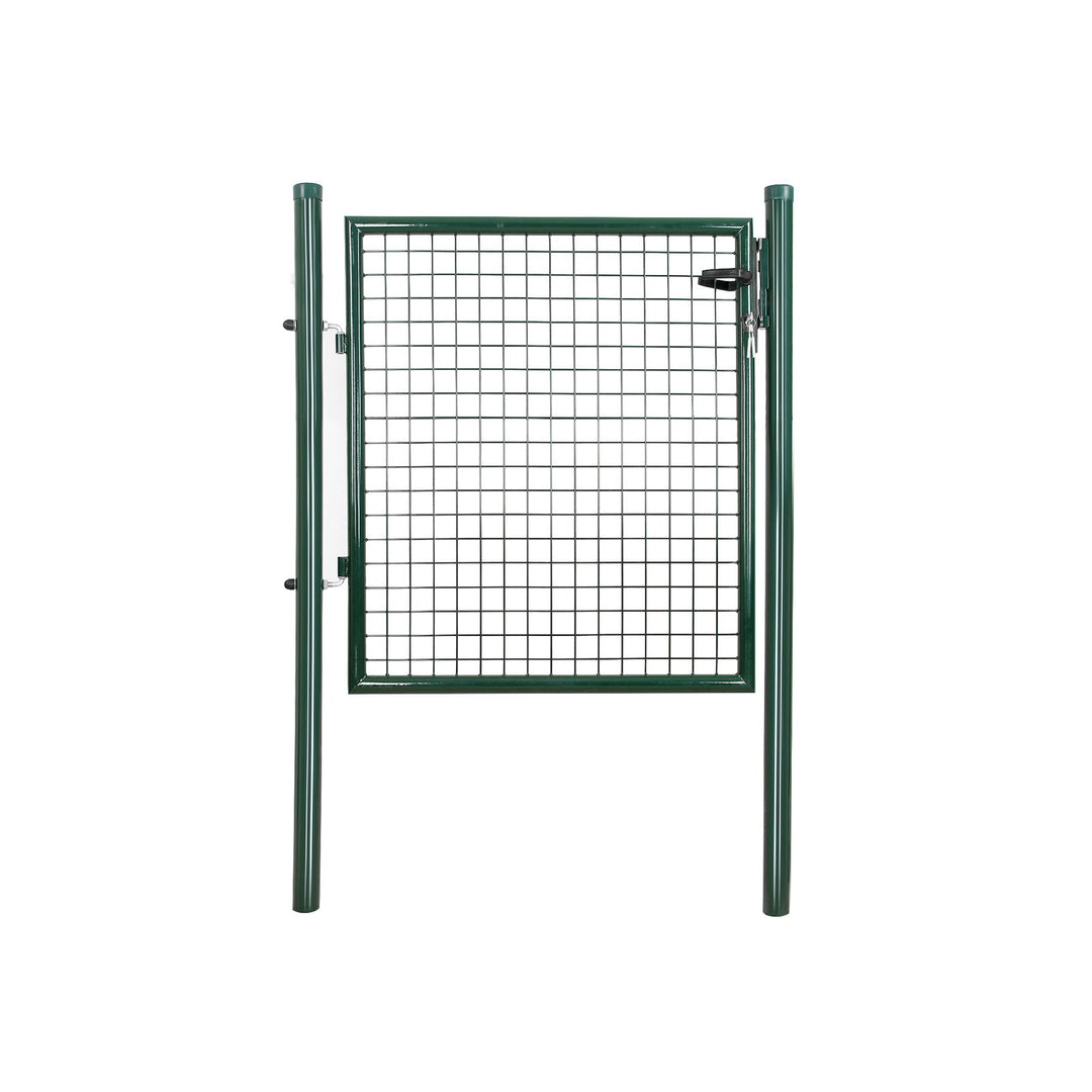 Galvanised Metal Garden Gate