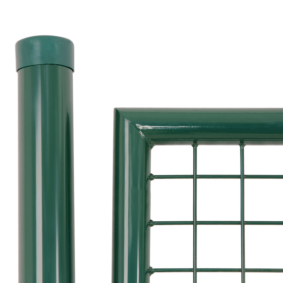 Galvanised Metal Garden Gate