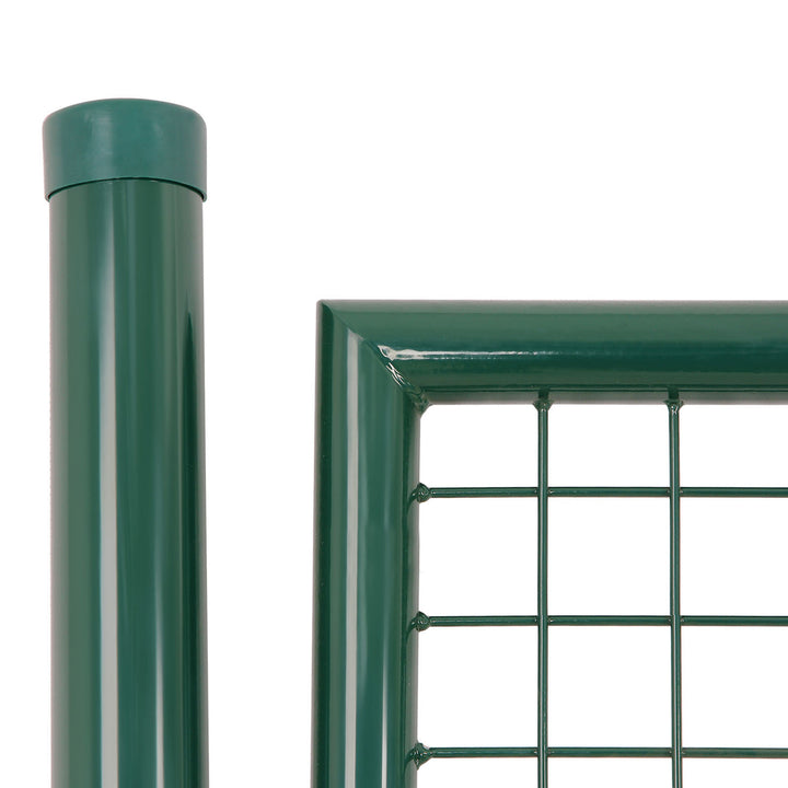 Galvanised Metal Garden Gate