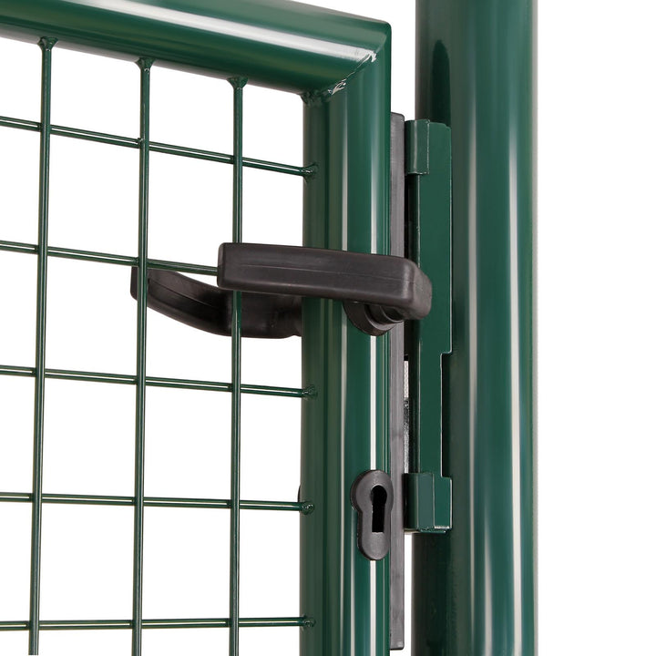 Galvanised Metal Garden Gate