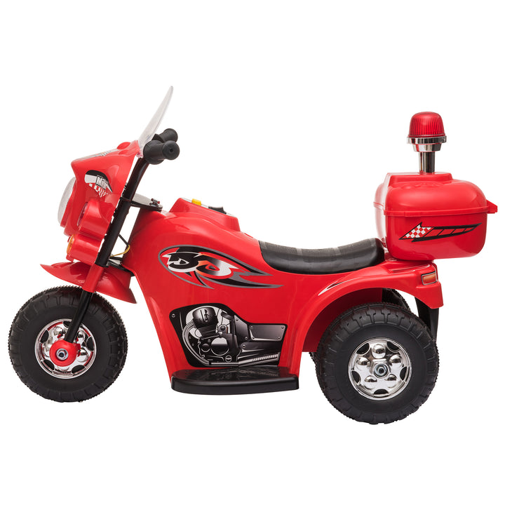 Kids 6V Electric Ride On Motorcycle Toy for 18 - 36 Months Red