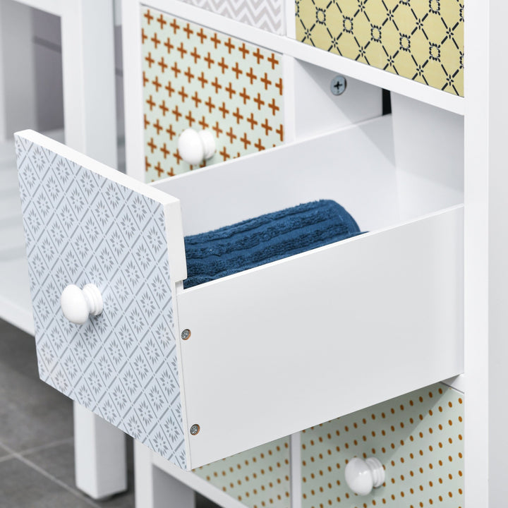 Chest of Drawers, 8 Drawer Dresser, Storage Organizer Unit for Bedroom, Bathroom