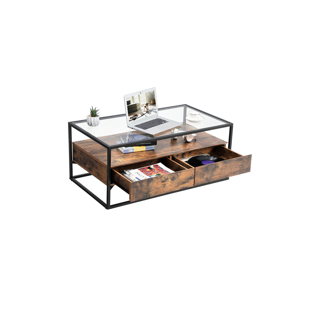 Glass Top Coffee Table