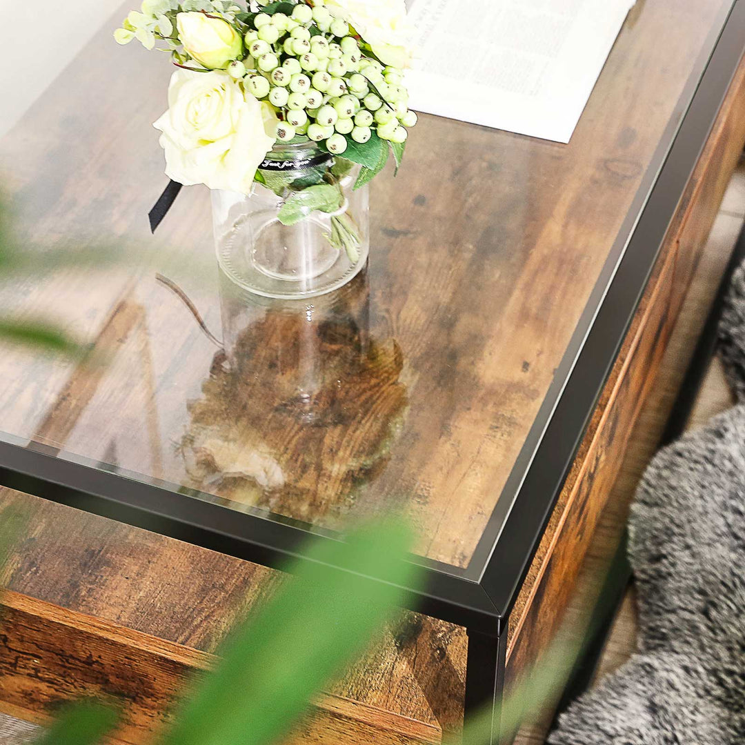 Glass Top Coffee Table