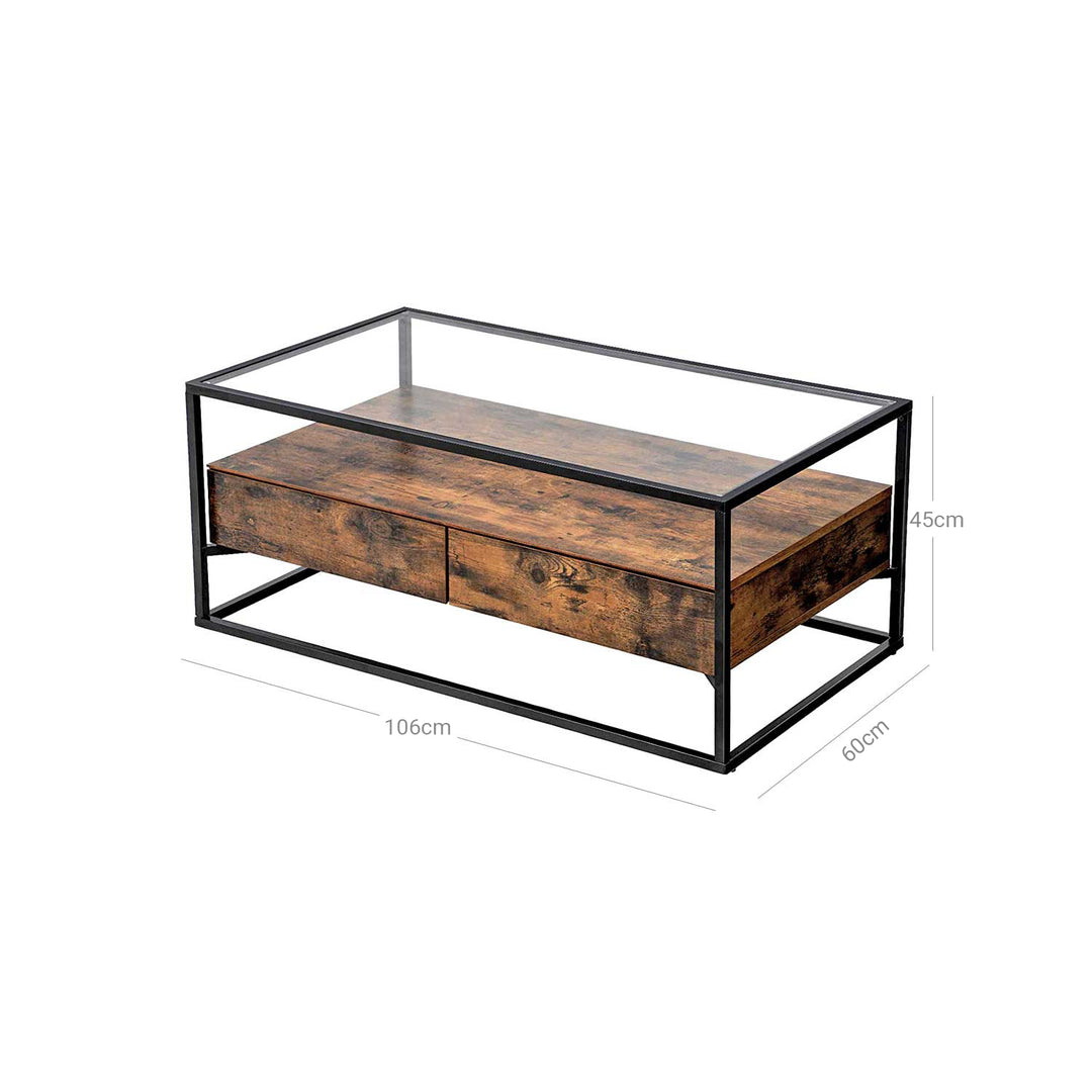 Glass Top Coffee Table