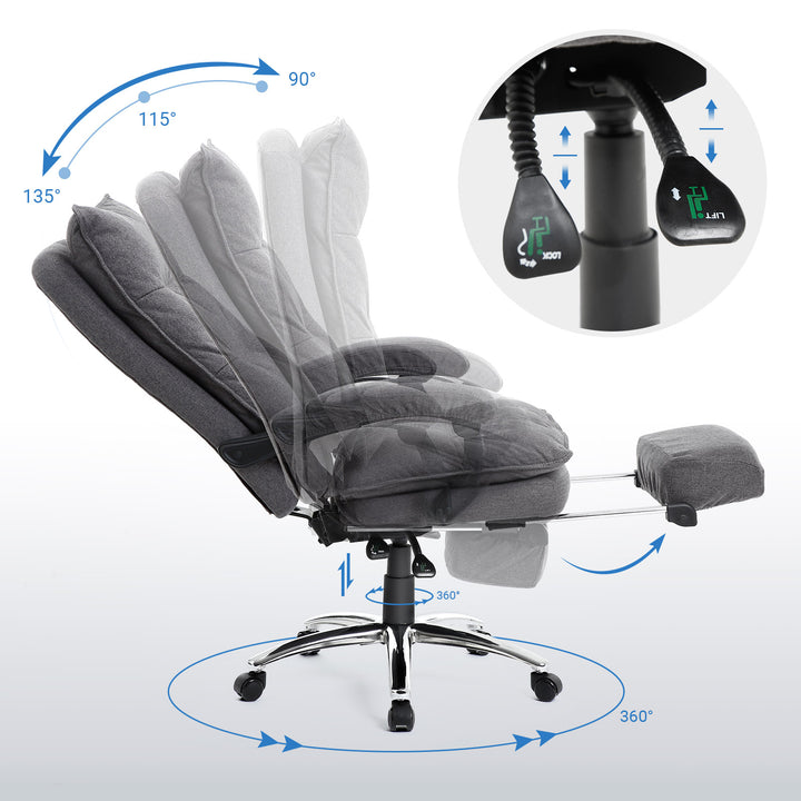 Gray Ergonomic Office Chair