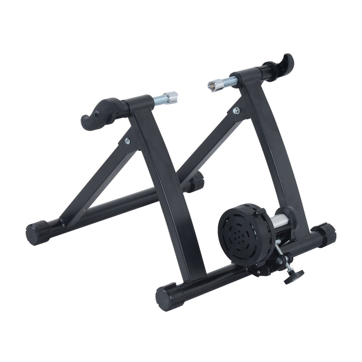 Foldable Indoor Bike Turbo Trainer-Black