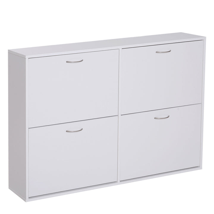 Shoe Cabinet, 120Lx24Wx81H cm, Particle Board-White