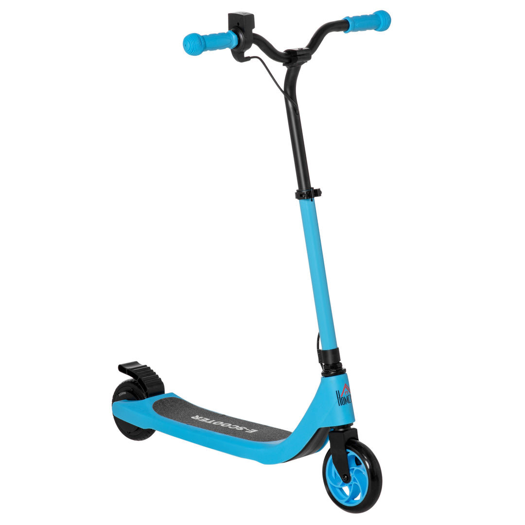 Electric Scooter, 120W Motor E-Scooter w/ Battery Display, Adjustable Height, Rear Brake for Ages 6+ Years - Blue