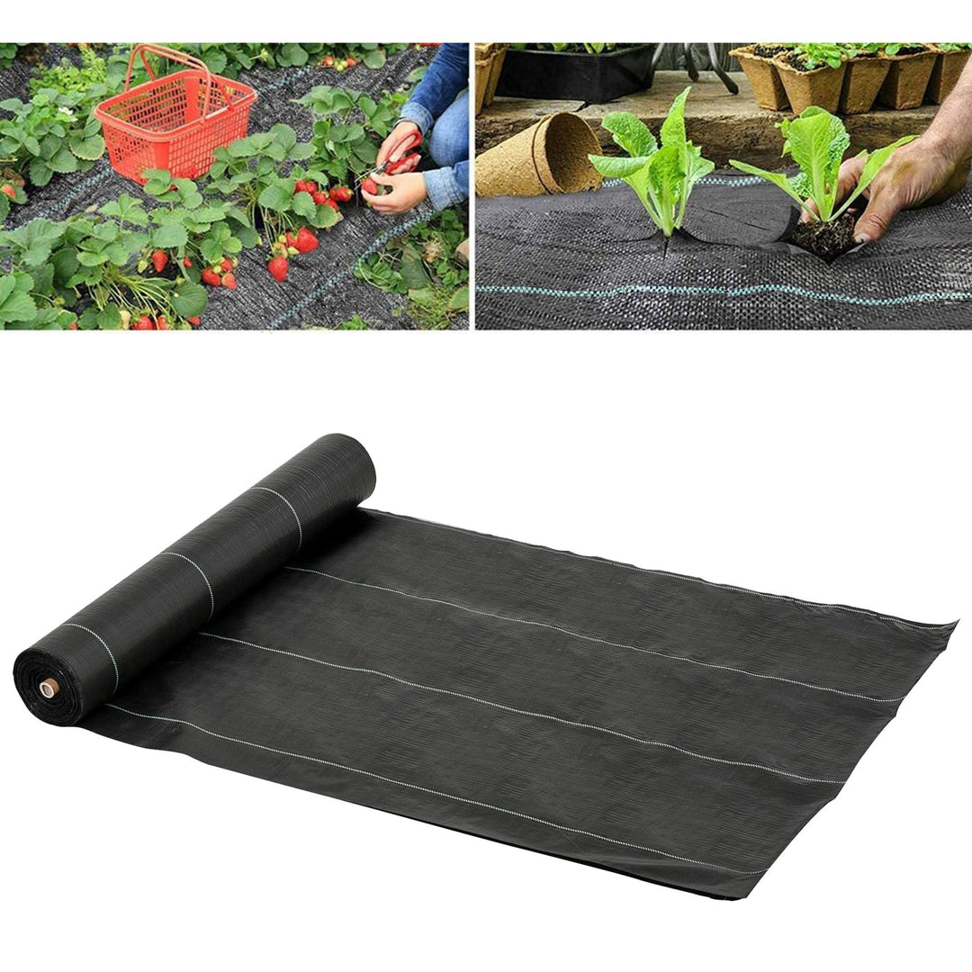 Outsunny 2x50m Gardener Premium Weed Barrier Landscape Fabric Durable & Heavy-Duty Weed Block Gardening Mat, Easy Setup & Superior Weed Control