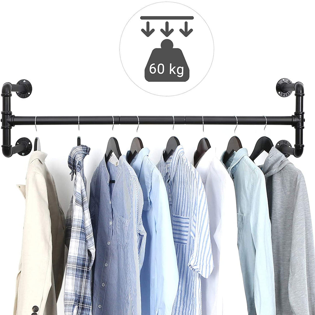 SONGMICS Wall-Mounted Clothes Rack
