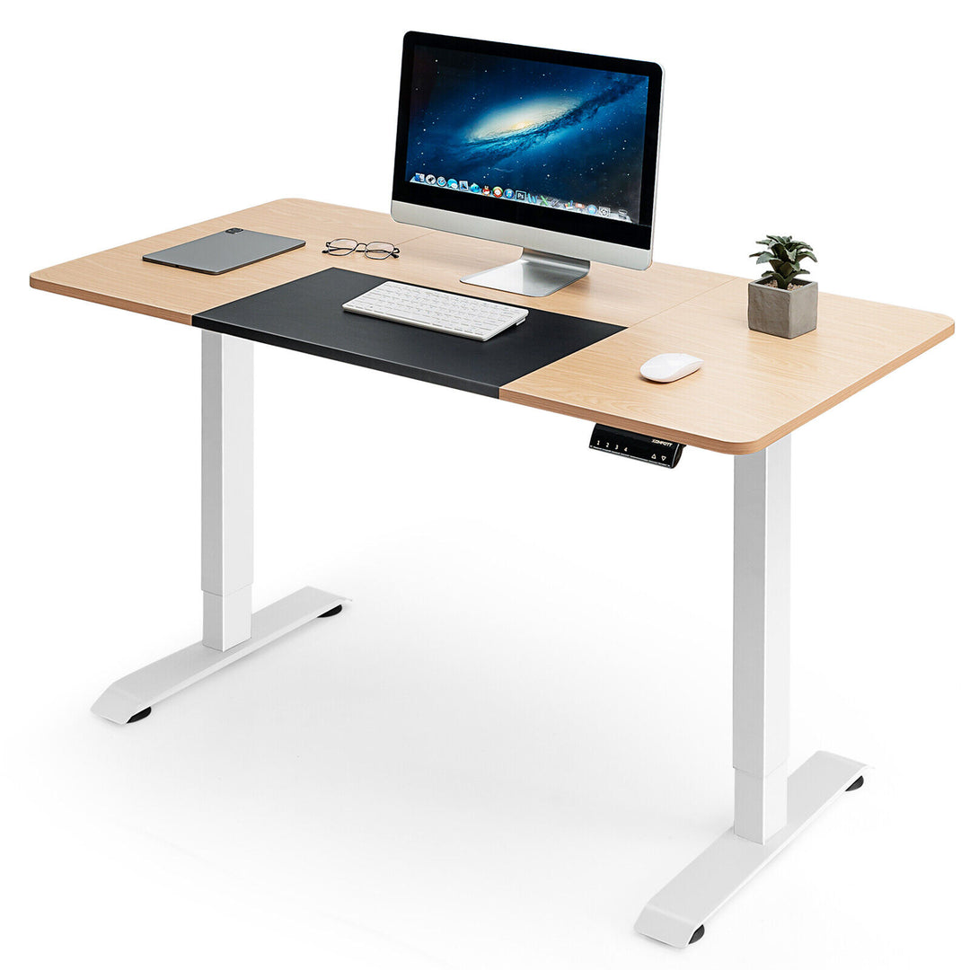 Electric Height Adjustable Standing Desk - Natural