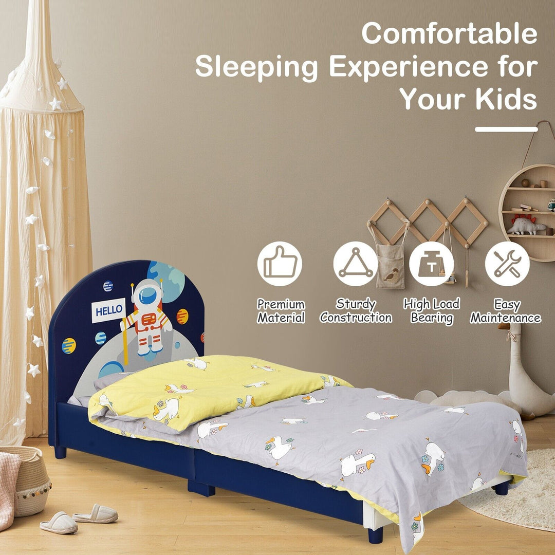 Kids Bed with Headboard and Footboard