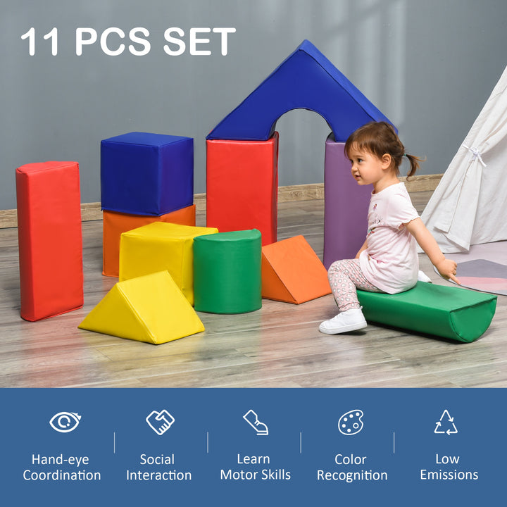 Soft Play Kids Climb and Crawl Toy, Foam Building and Stacking Blocks