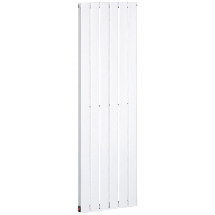 HOMCOM 46 x 160cm Space Heater, Water-filled Heater for Home, Horizontal Designer Radiators, Quick Warm up, Living room, Study, Bathrooms, White