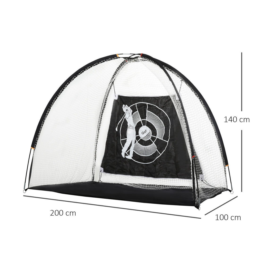 Golf Practice Net with Target Hitting Cloth for Backyard Driving Range Chipping Net with Carry Bag for Indoor &amp; Outdoor Sports Training