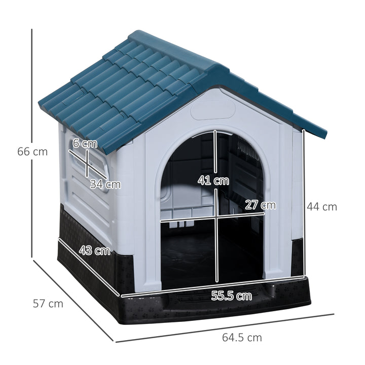 Outside Dog Kennel House, for Miniature Dogs, 64.5 x 57 x 66cm