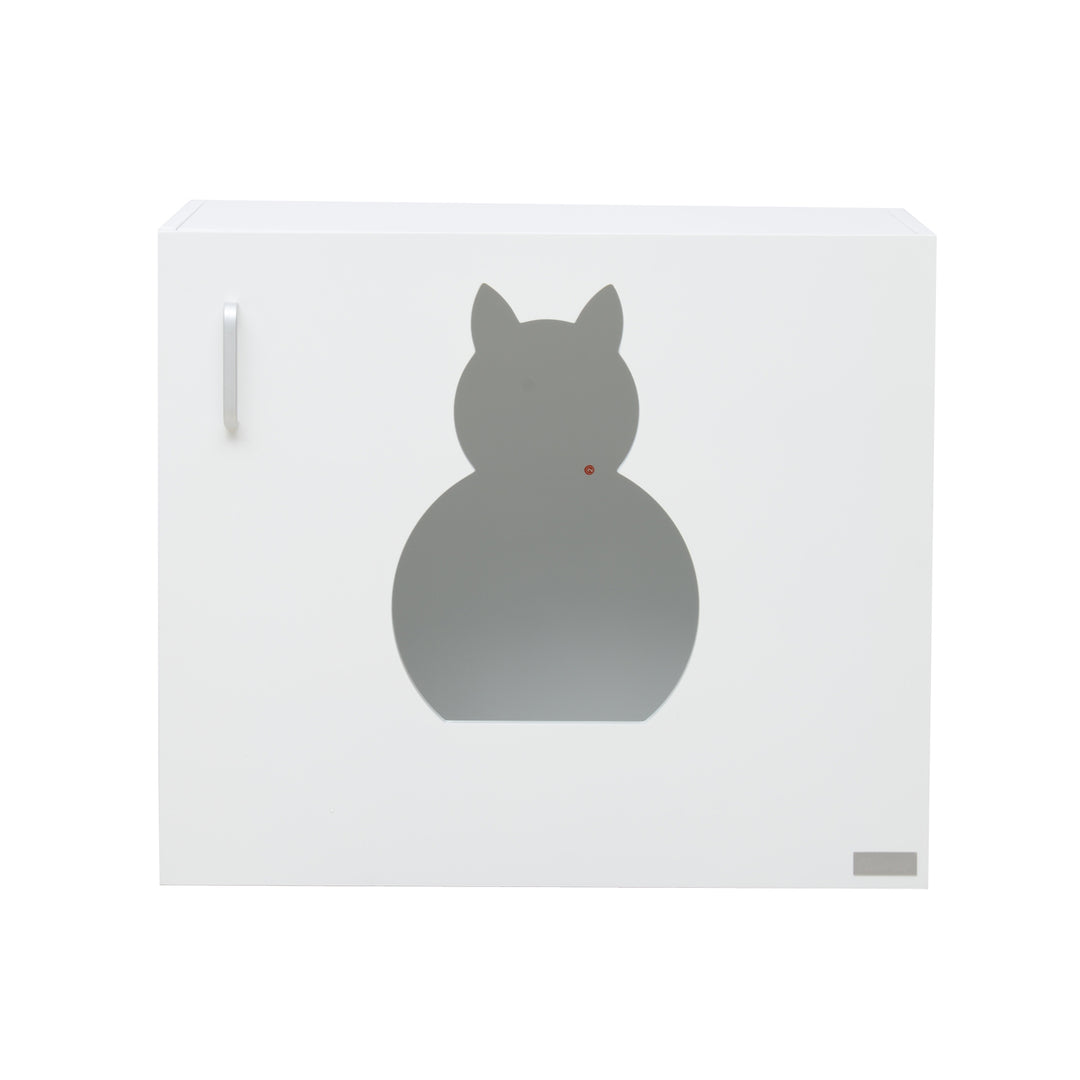Cat Litter Box Bathroom Furniture-White